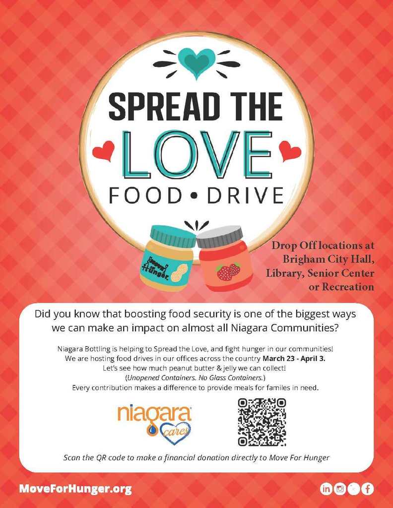 food drive flyer