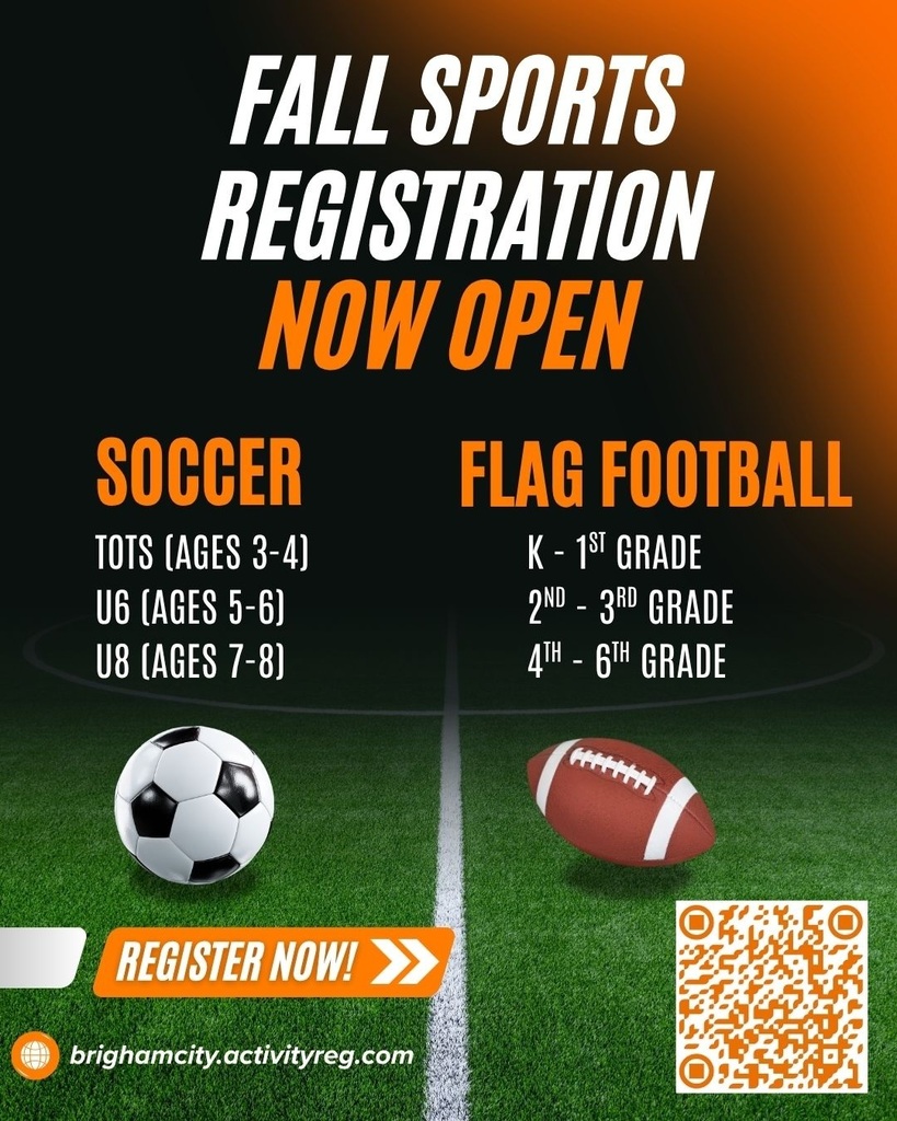Soccer and Football Registration now open