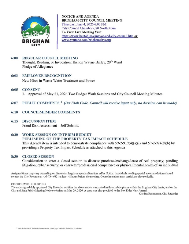 City Council Agenda