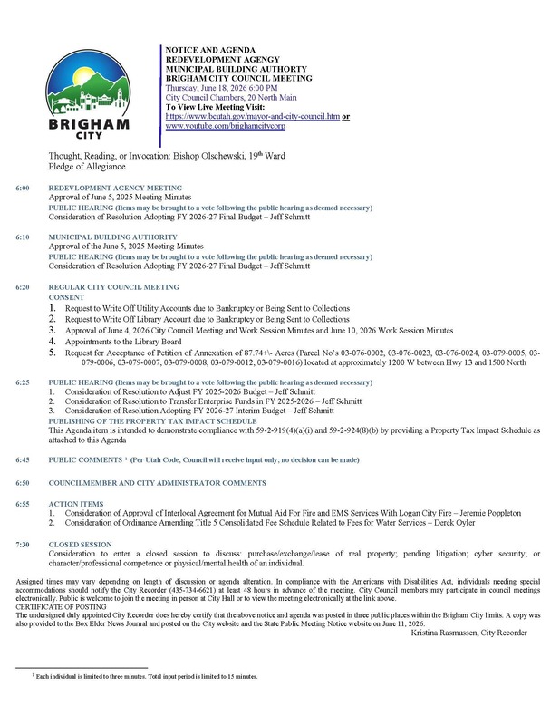 City Council Agenda