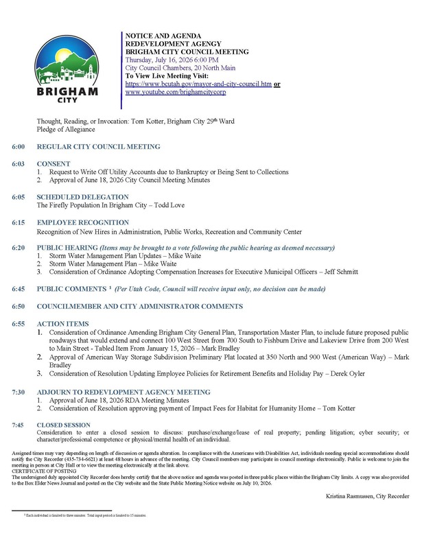 City Council Agenda