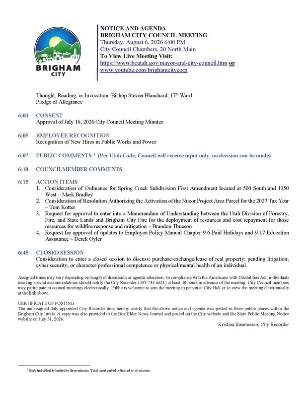 City Council Agenda