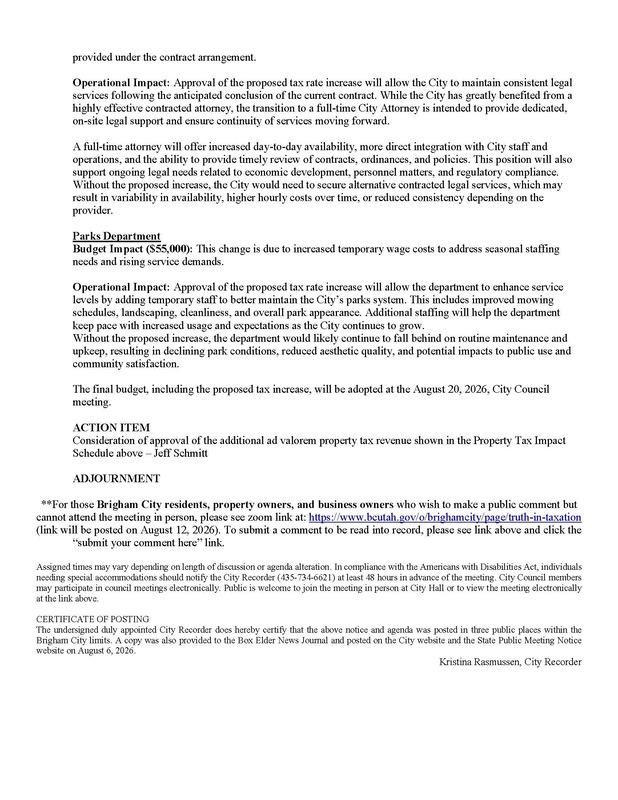 City Council Agenda