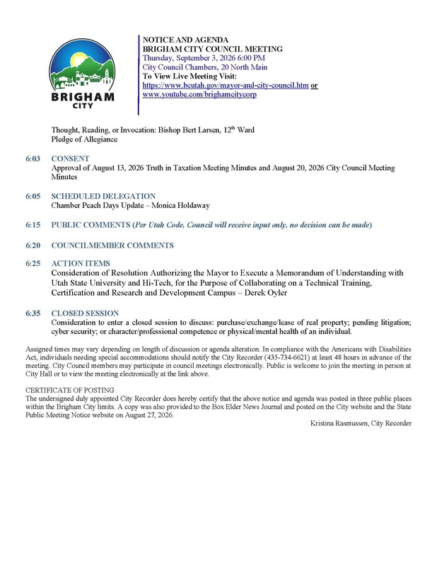 City Council Agenda