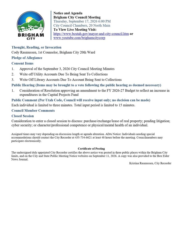 City Council Agenda