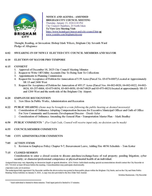City Council Agenda