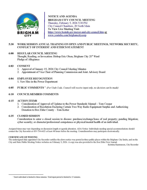 City Council Agenda