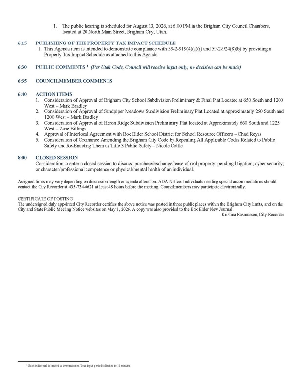 City Council Agenda