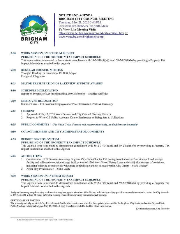 City Council Agenda