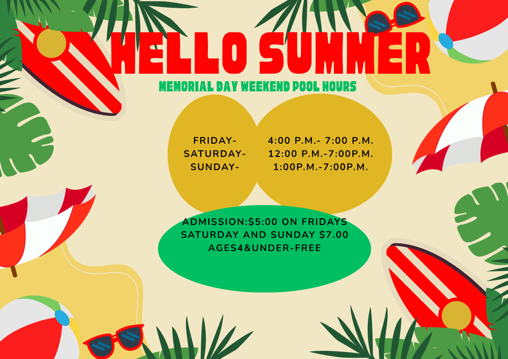 Memorial Day Weekend!