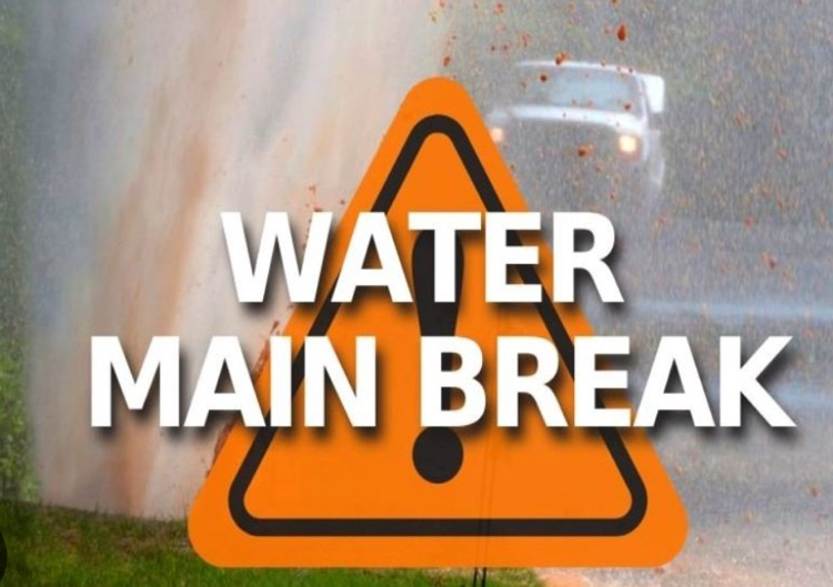 Water main break 