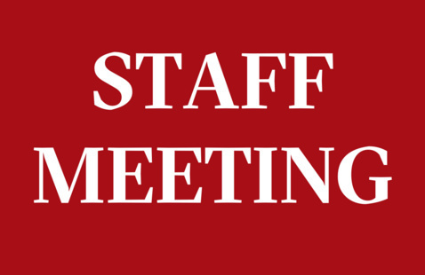 Staff Meeting 