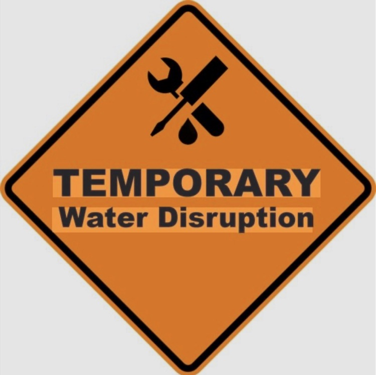 temporary water disruption  