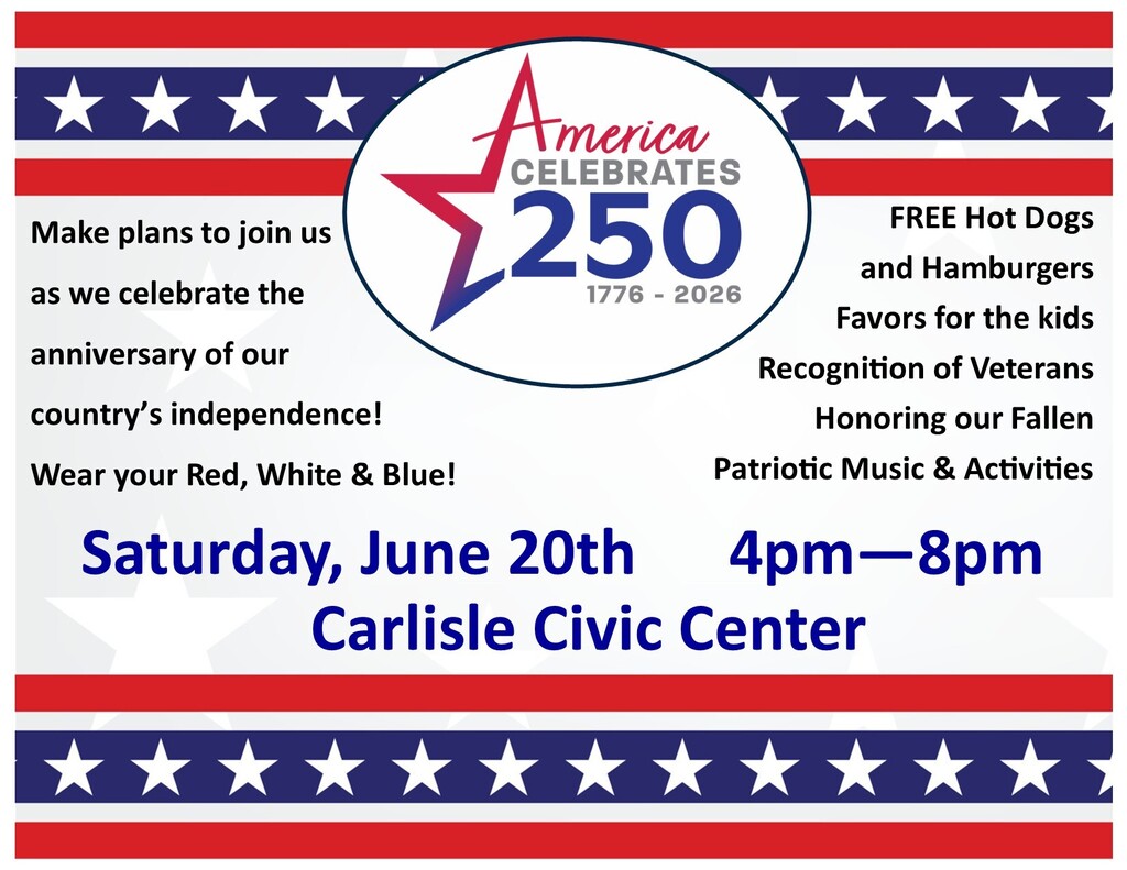 250th anniversary flyer