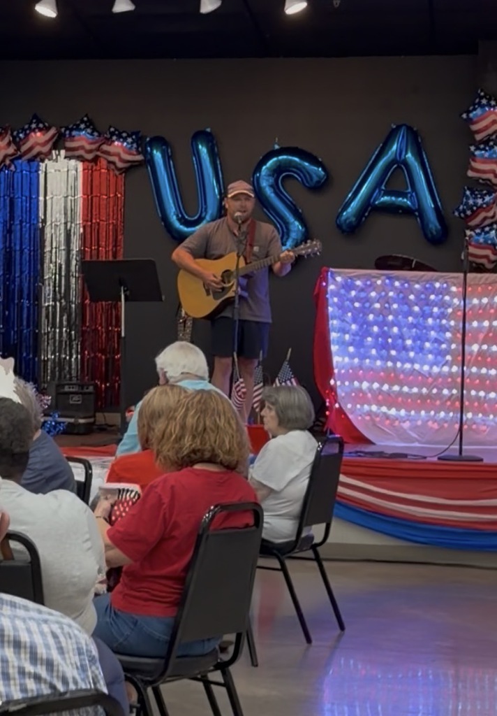 musician on stage