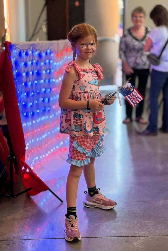 patriotic child