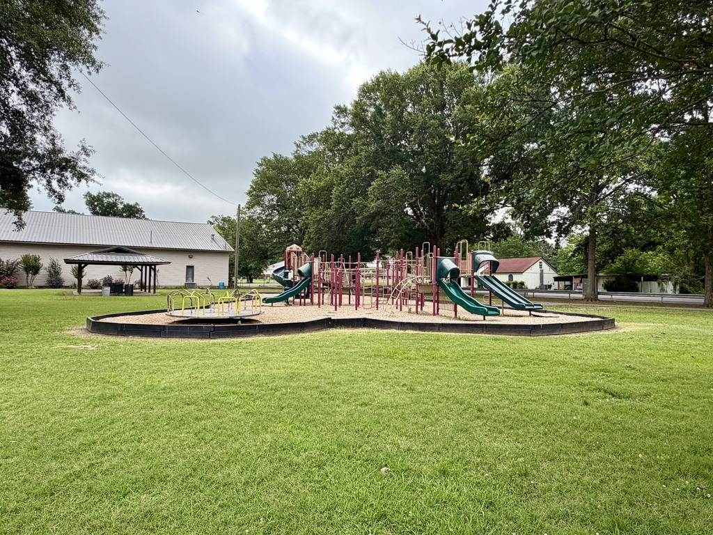 image of current playground equipment at the city park
