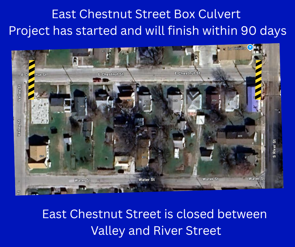 Chestnut Road Closure