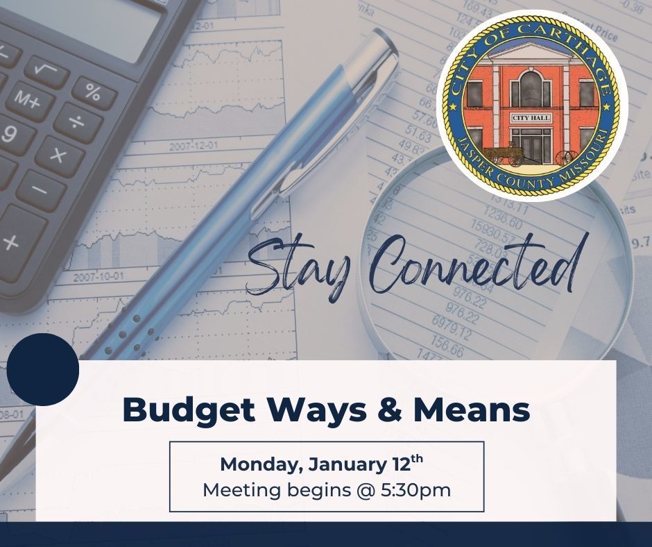 Budget Ways & Means