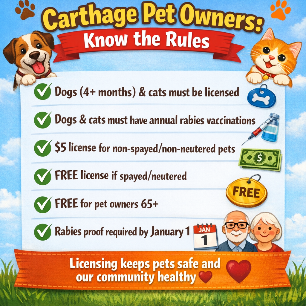 Carthage Pet Owners