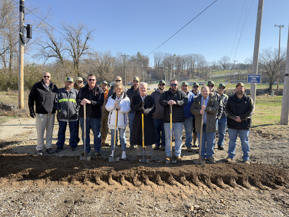 city reps at ground breaking