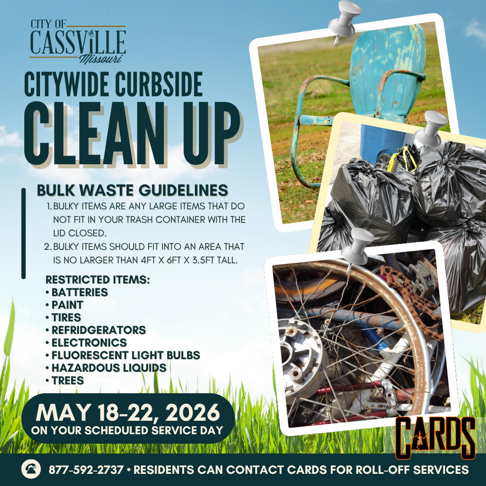 graphic about curbside cleanup