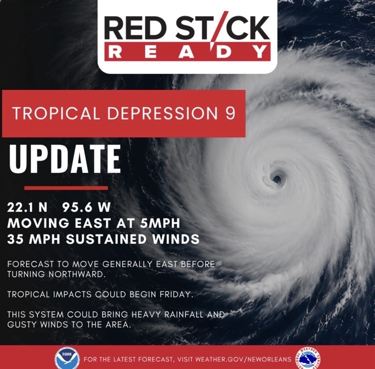 tropical depression 9