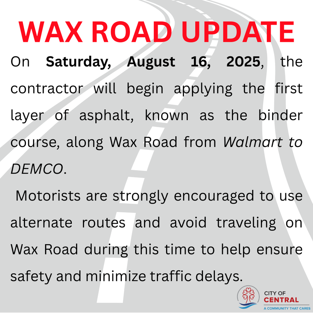 wax road update