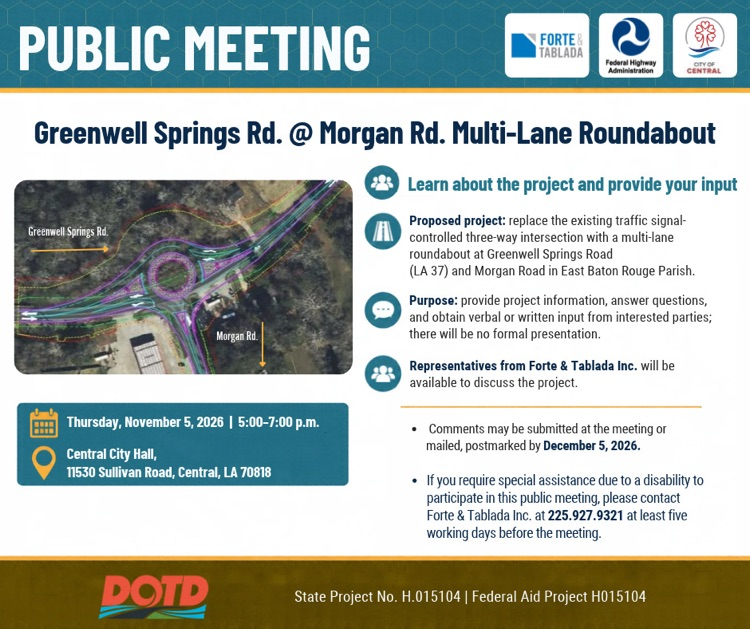 Morgan rd roundabout 
