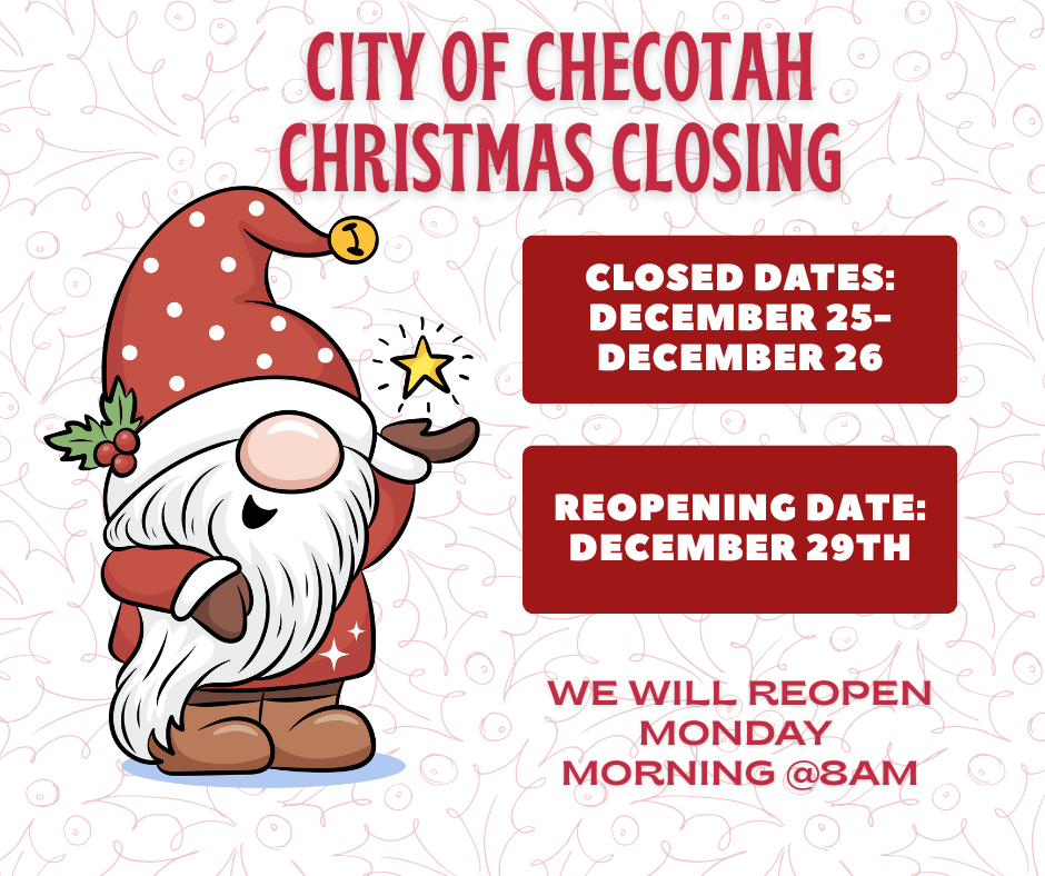 Christmas Closing