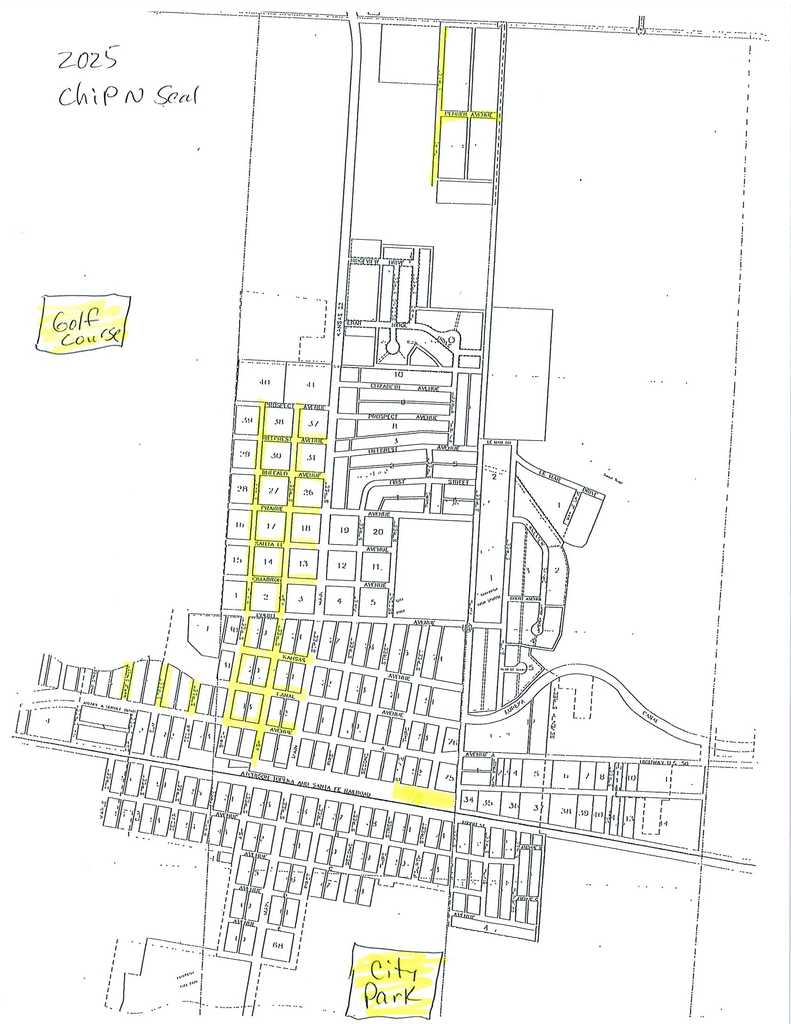 7-24-25 Chip Seal Map