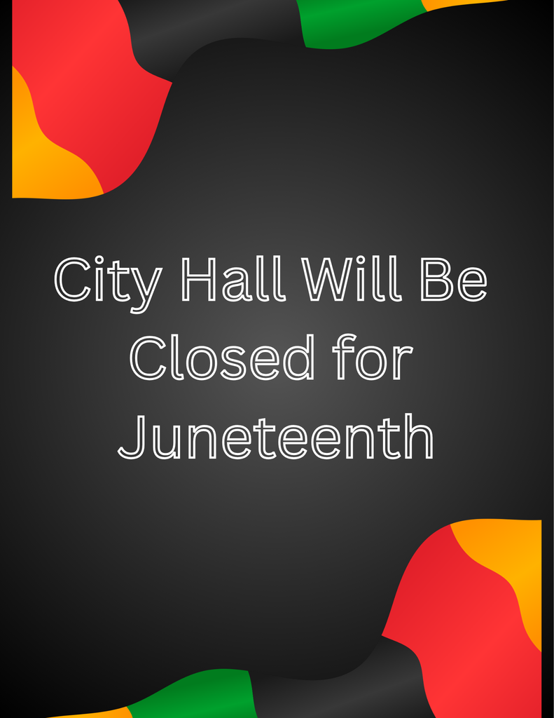 City Hall Will Be Closed