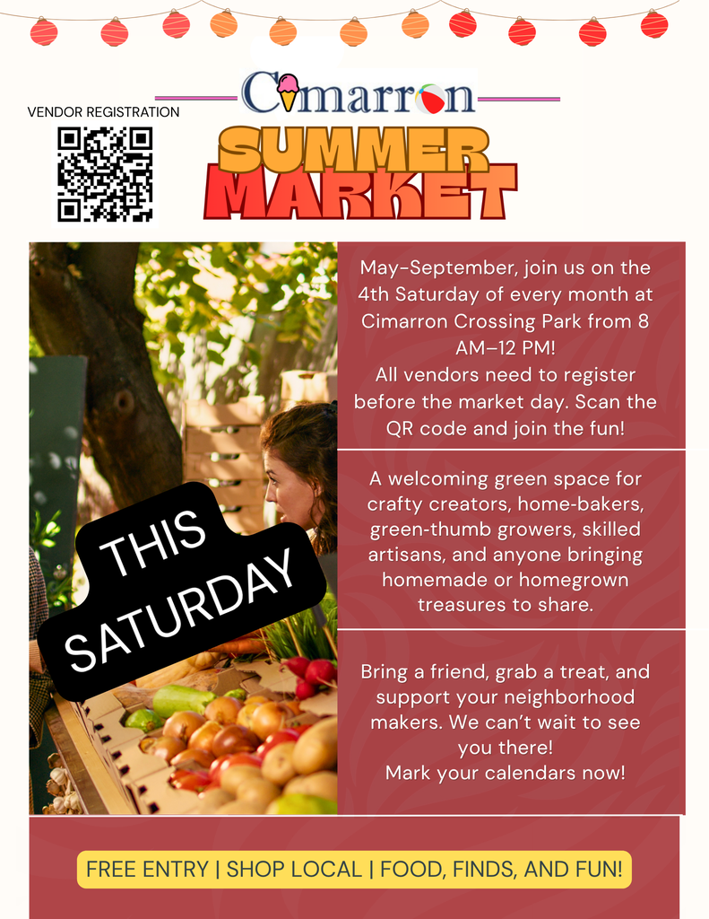Summer Market this Saturday