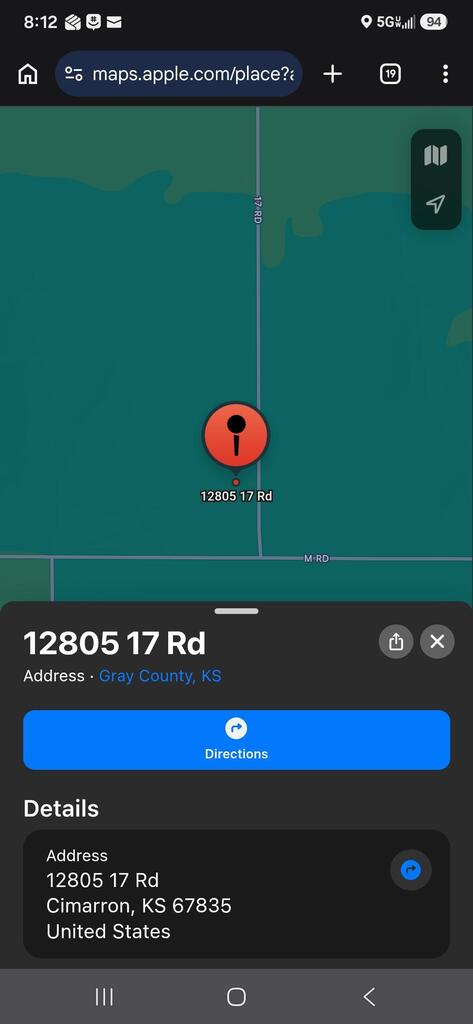 Aussie Found wandering NW of M and 17 Rd intersection