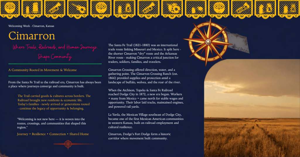 Where Trails, Railroads, and Human Journeys. Shape Community.