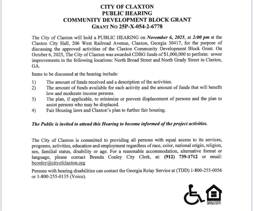 Public Hearing Notice