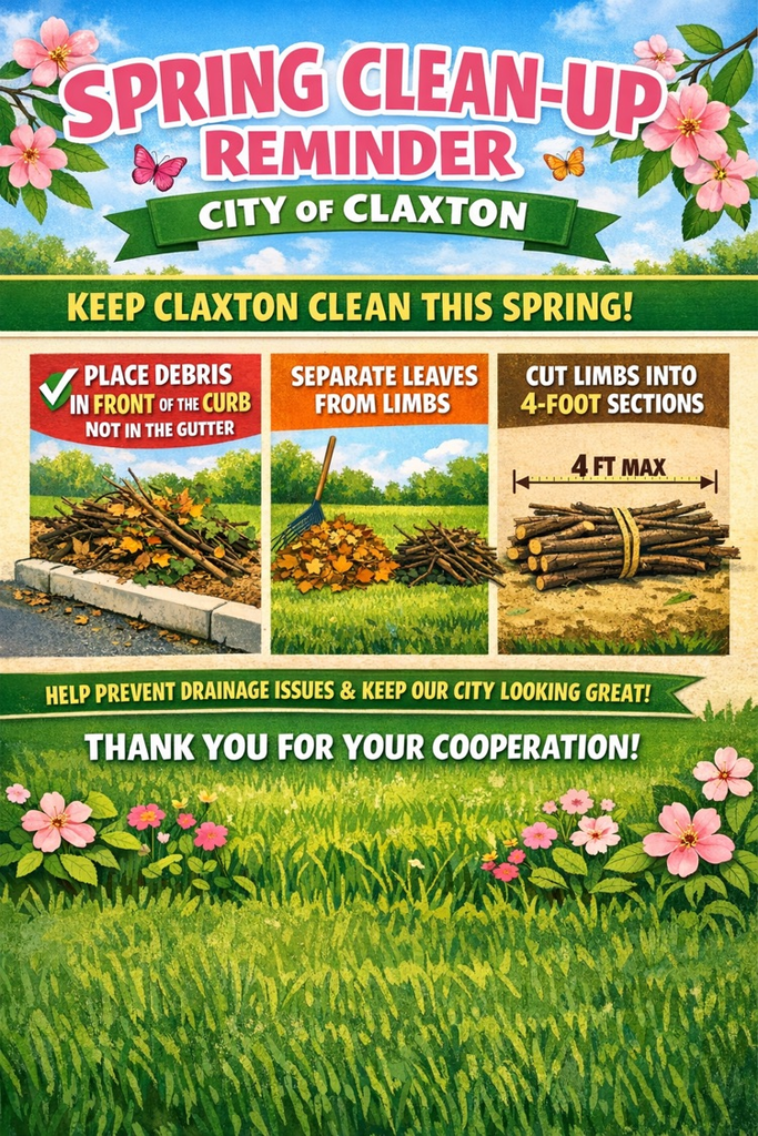 spring clean up reminder