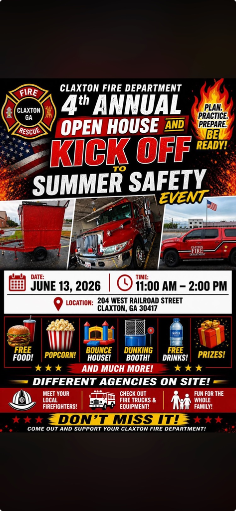 summer safety kickoff flyer