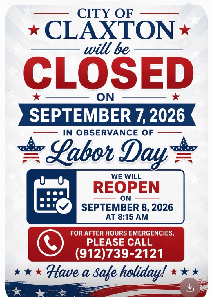 Labor Day closure flyer
