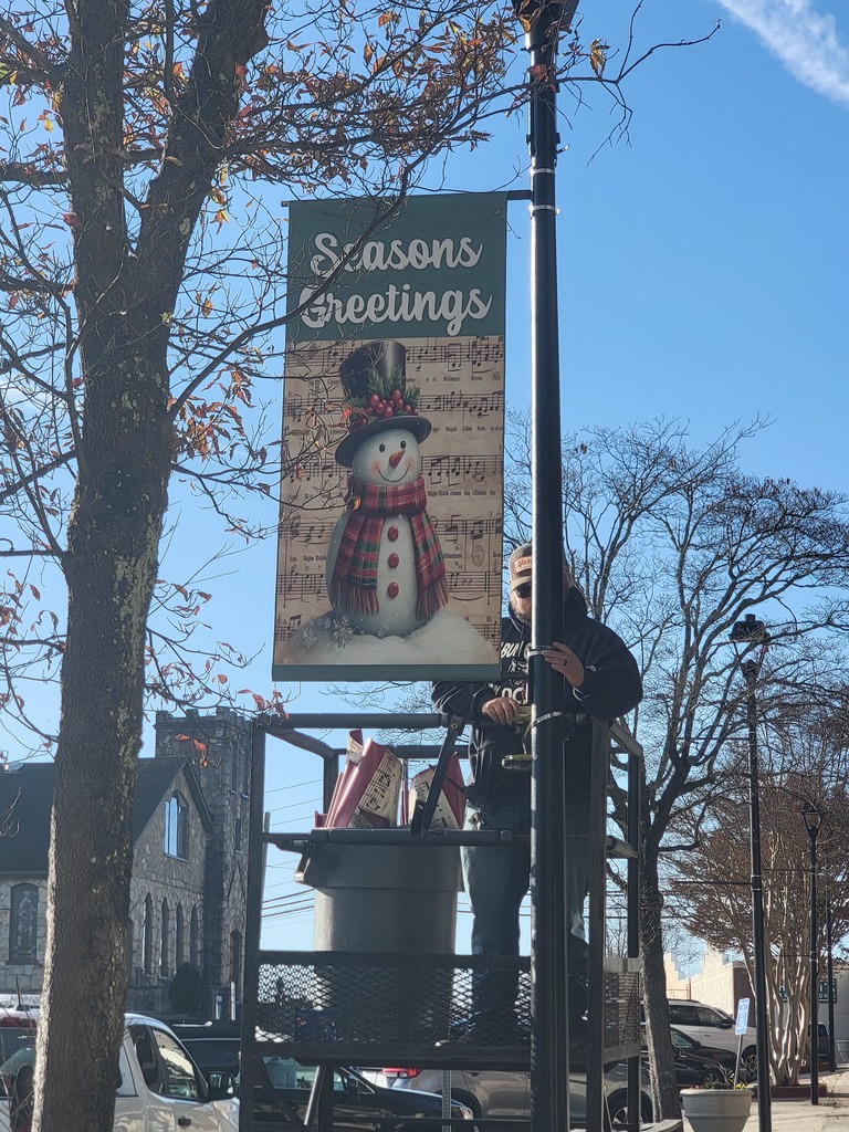 Installing the banners