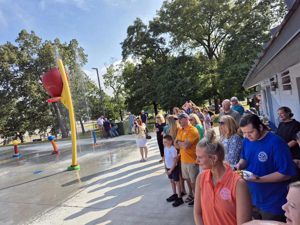  Ribbon cutting at the Clinton Pool! 