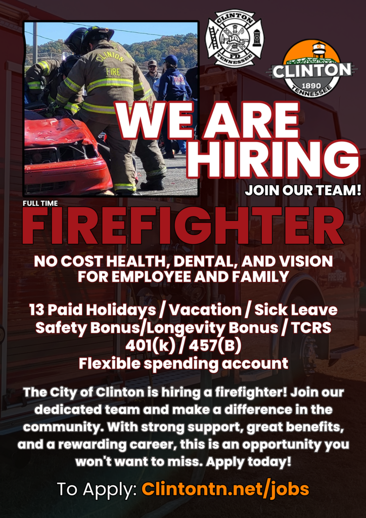 Now Hiring Firefighters