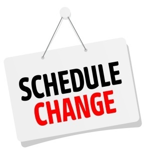 Schedule Change
