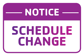 Schedule Change 2