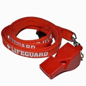 Lifeguard whistle