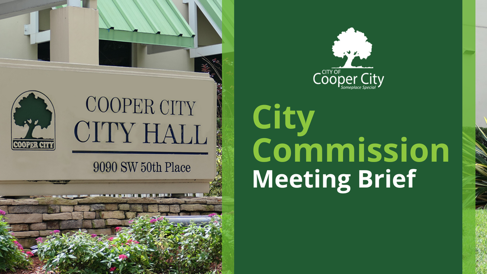 Cooper City City Hall sign