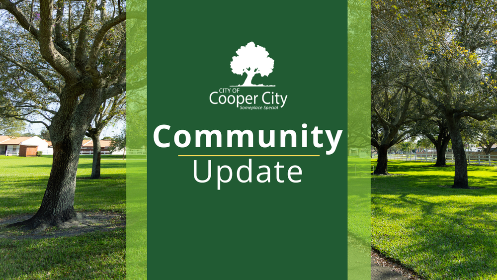 Image depicting oak trees and a walking trail within a City park.