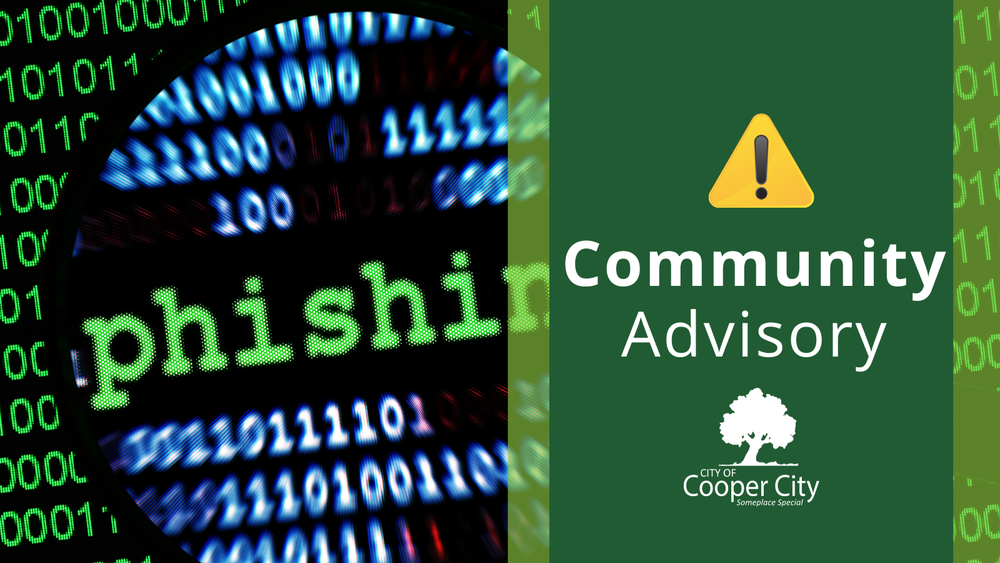 The word "phishing" with computer monitor