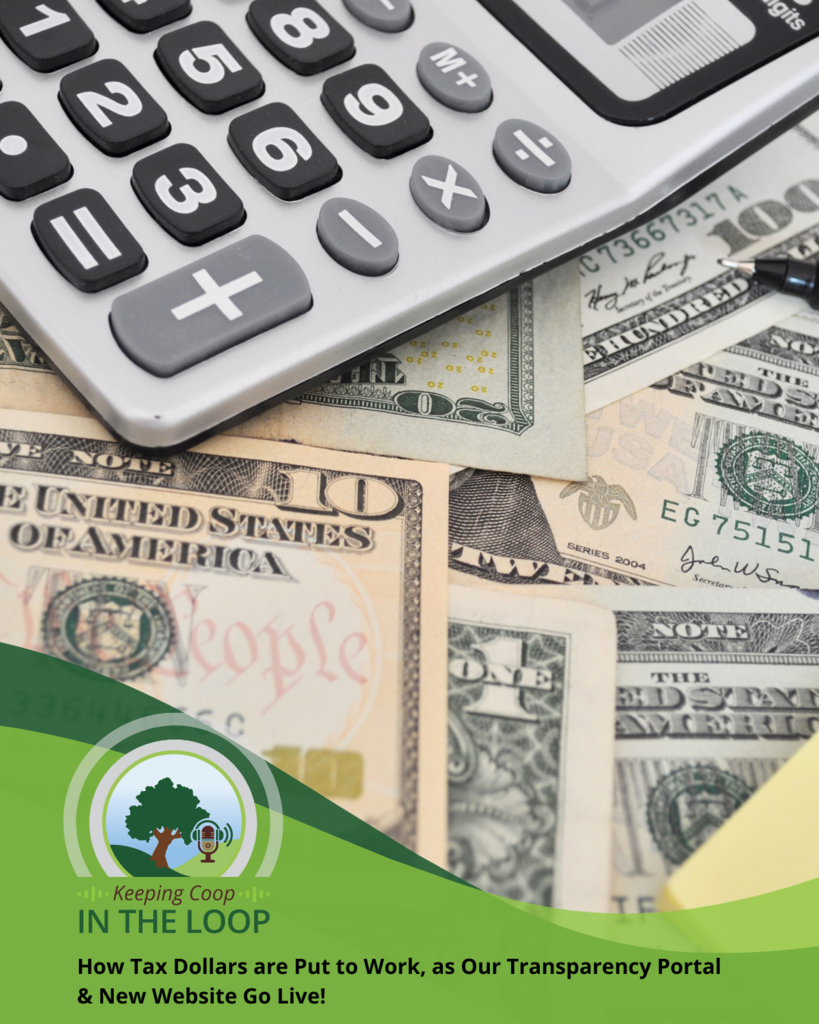 Image depicting money and a calculator.