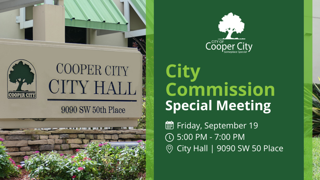 Image depicting sign at Cooper City City Hall